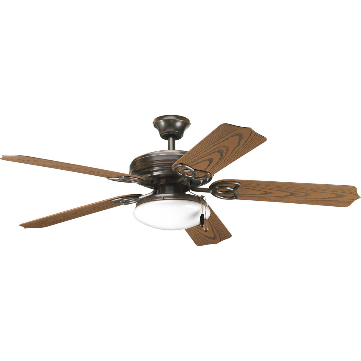 AirPro Outdoor 52 inch Antique Bronze with Oak Blades Indoor/Outdoor Ceiling Fan